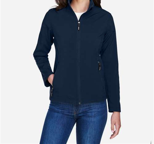 Women'S Cruise Two-Layer Fleece Bonded Soft Shell Jacket in Classic Navy