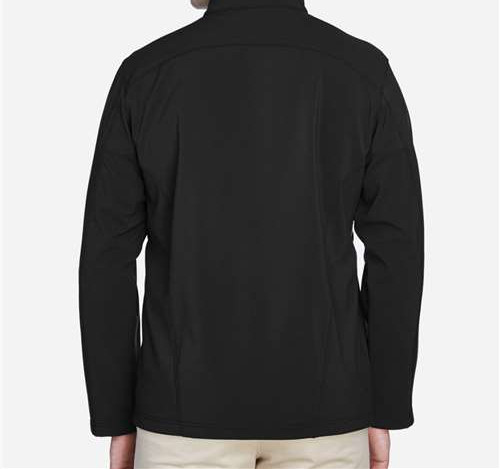 Men'S Cruise Two-Layer Fleece Bonded Soft Shell Jacket in Black