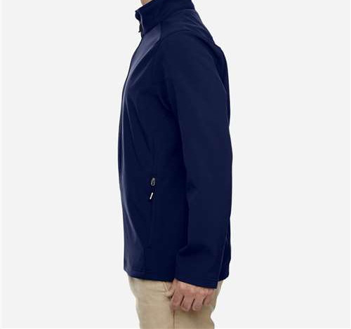 Men'S Tall Cruise Two-Layer Fleece Bonded Soft Shell Jacket in Classic Navy