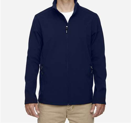 Men'S Tall Cruise Two-Layer Fleece Bonded Soft Shell Jacket in Classic Navy