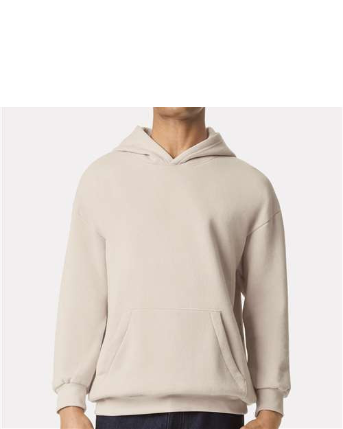 Unisex Reflex Fleece Hoodie Sweatshirt in Bone