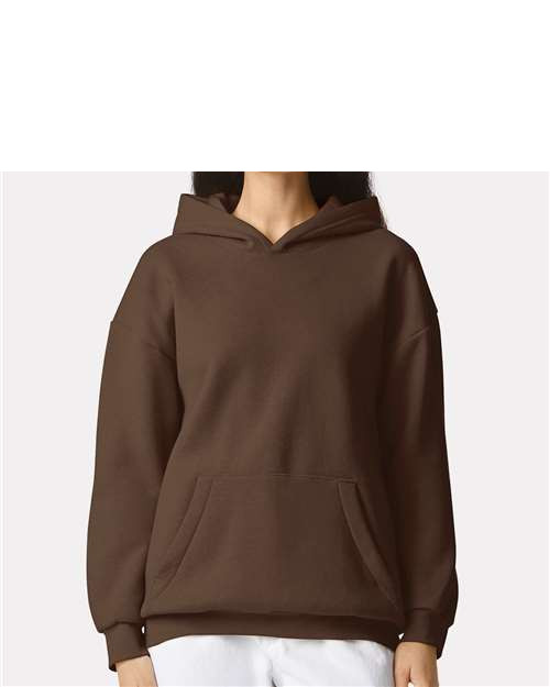 Unisex Reflex Fleece Hoodie Sweatshirt in Brown