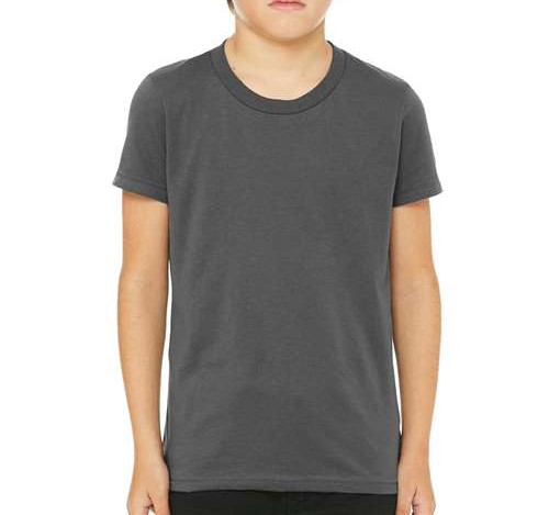 Youth Jersey Tee in Asphalt