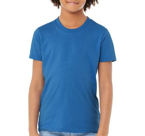 Youth Jersey Tee in Columbia Blue
