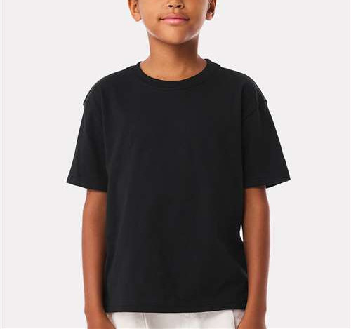 Youth 6 Oz. Heavyweight Tee in Black