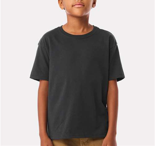 Youth 6 Oz. Heavyweight Tee in Dark Grey