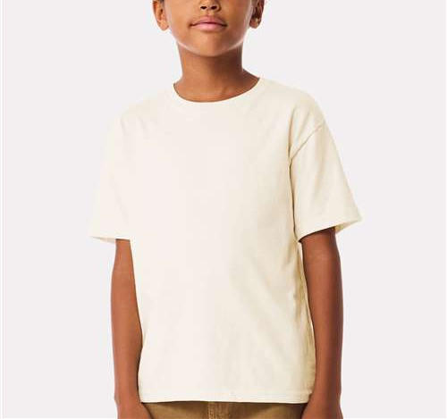 Youth 6 Oz. Heavyweight Tee in Natural