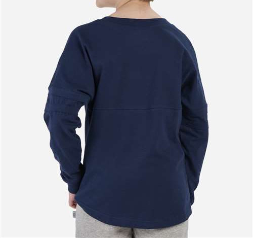 Youth Pom Pom Jersey in Navy