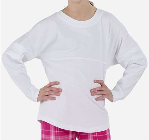 Youth Pom Pom Jersey in White