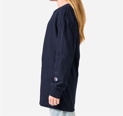 Youth Long Sleeve T-Shirt in Navy