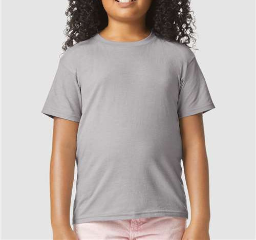 Youth Softstyle® Cvc T-Shirt in Cement