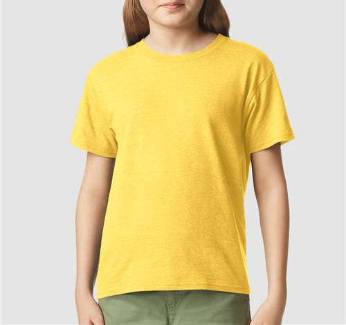 Youth Softstyle® Cvc T-Shirt in Daisy Mist