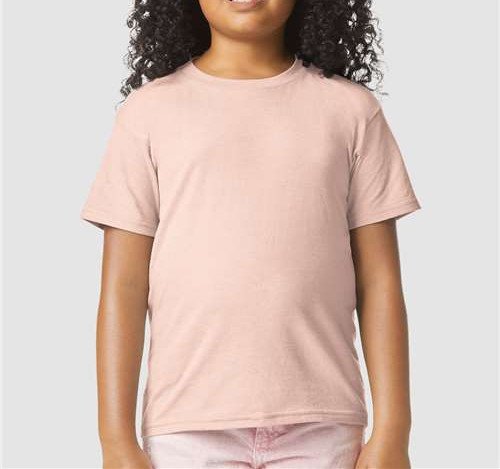 Youth Softstyle® Cvc T-Shirt in Dusty Rose
