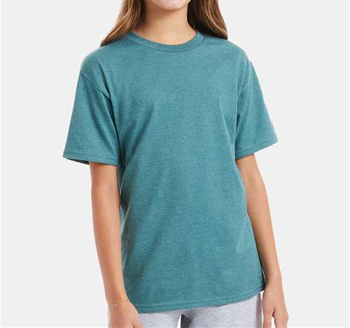 Youth Perfect-T T-Shirt in Cactus Heather