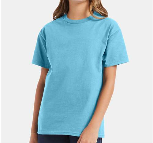 Youth Authentic T-Shirt in Blue Horizon
