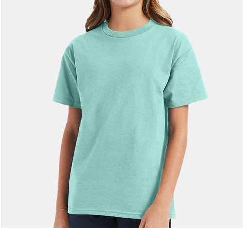 Youth Authentic T-Shirt in Clean Mint