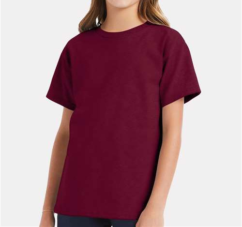 Youth Essential-T T-Shirt in Athletic Cardinal