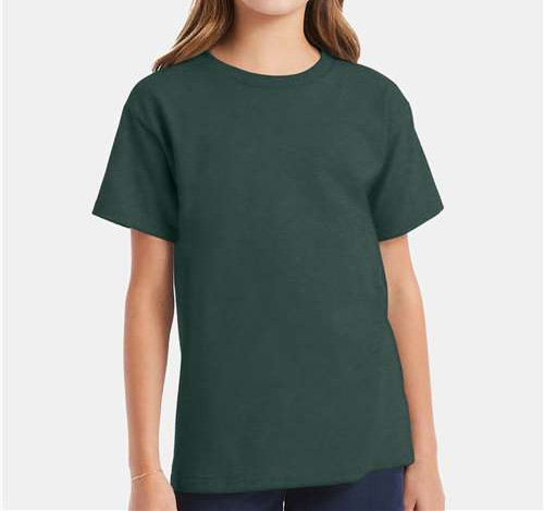 Youth Essential-T T-Shirt in Athletic Dark Green