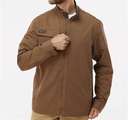 Men'S Ace Woven Stretch Soft Shell Jacket in Field Khaki