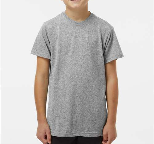 Youth Islander Performance T-Shirt in Heather Grey