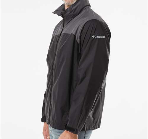 Men'S Glennaker Lake™ Ii Rain Jacket in Black/ City Grey