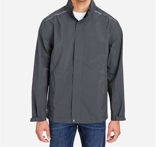 Men'S Barrier Packable Rain Jacket in Carbon