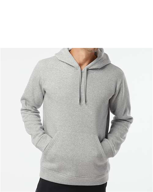 Unisex Fleece Hooded Sweatshirt in Grey Heather