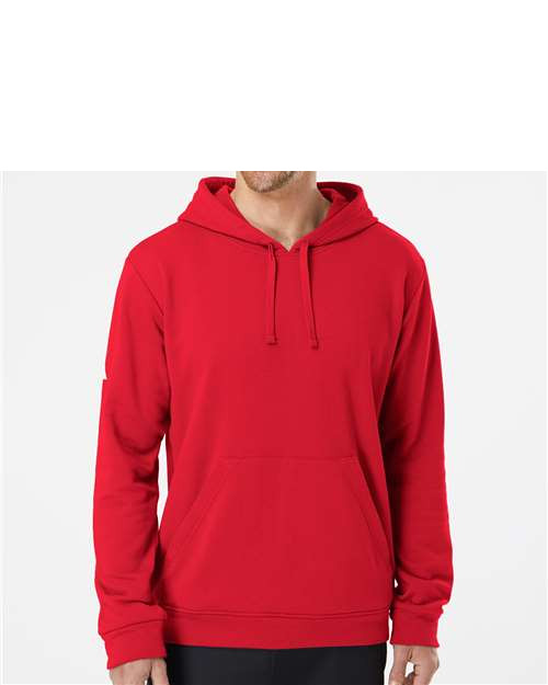 Unisex Fleece Hooded Sweatshirt in Red