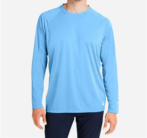 Men'S Lopro Pursuit Long Sleeve T-Shirt in Marolina Blue