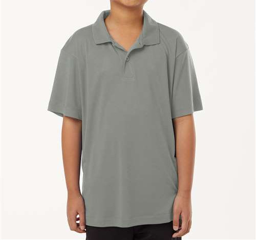 Youth Pro-Lock Performance Polo in Greystone