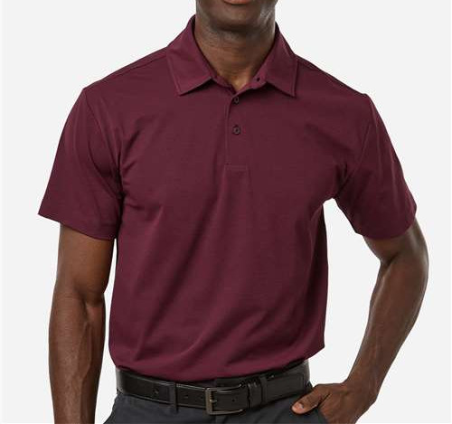 Men'S Pro-Flex Sorona® Polo in Maroon