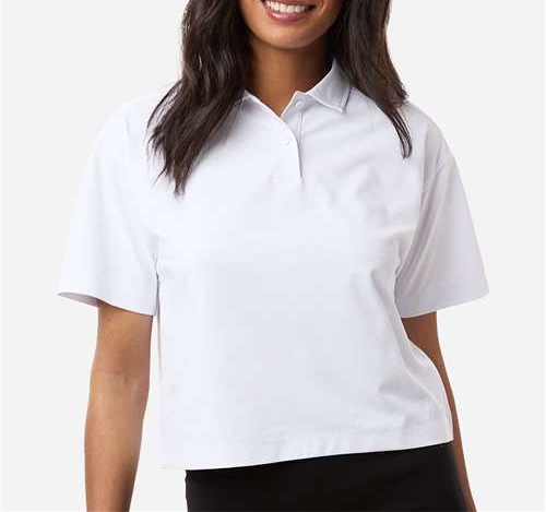 Women'S Pro-Flex Sorona® Boxy Polo in White