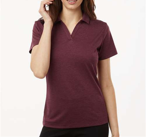 Women'S Pro-Lock Performance MéLange Polo in Maroon Melange