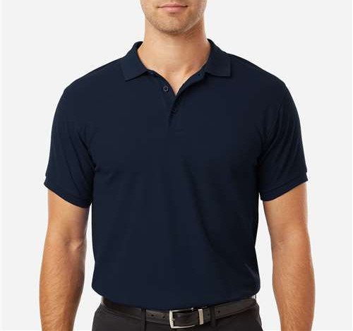Men'S Tall Pique Polo in Navy