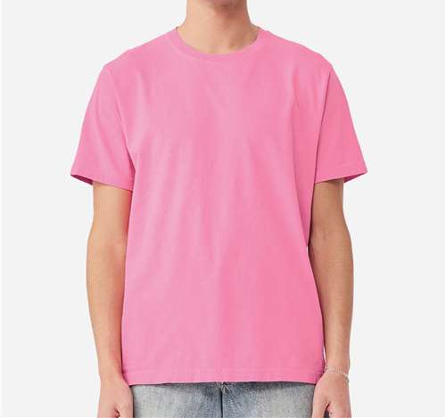 Unisex Heavyweight Garment-Dyed Tee in Bubble Gum