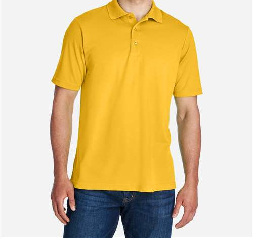 Men'S Origin Performance Piqué Polo in Campus Gold