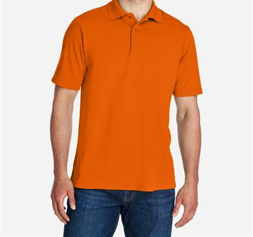 Men'S Origin Performance Piqué Polo in Campus Orange
