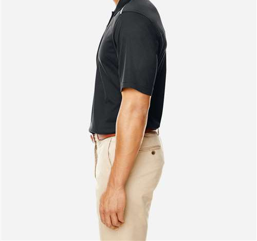 Men'S Radiant Performance Piqué Polo With Reflective Piping view 2