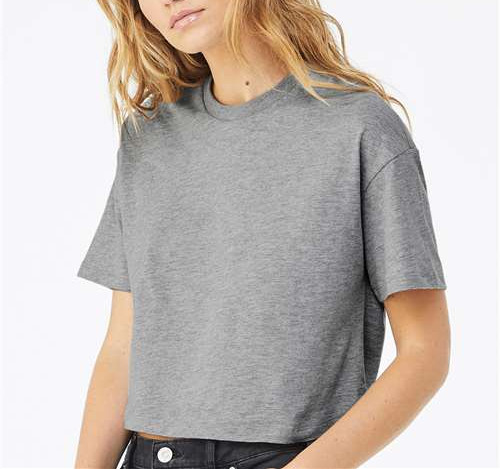 Women'S Jersey Crop Tee view 2