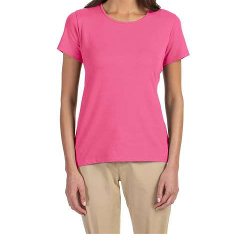 Women'S Perfect Fit™ Shell T-Shirt in Charity Pink