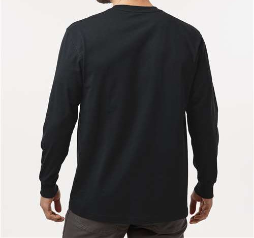 Men'S Traditional Heavyweight Long Sleeve T-Shirt view 3