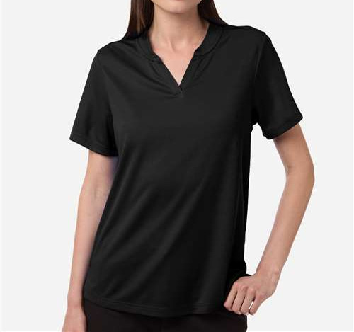 Women'S Nova Performance Pique Polo-Test in Black
