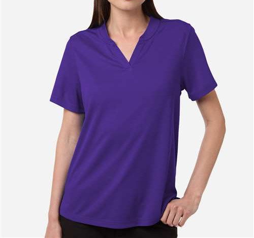 Women'S Nova Performance Pique Polo-Test in Campus Purple