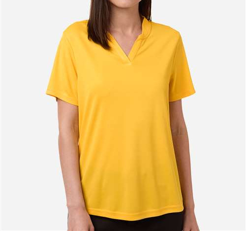 Women'S Nova Performance Pique Polo-Test in Campus Gold