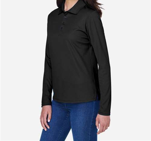 Women'S Pinnacle Performance Long Sleeve Piqué Polo view 2