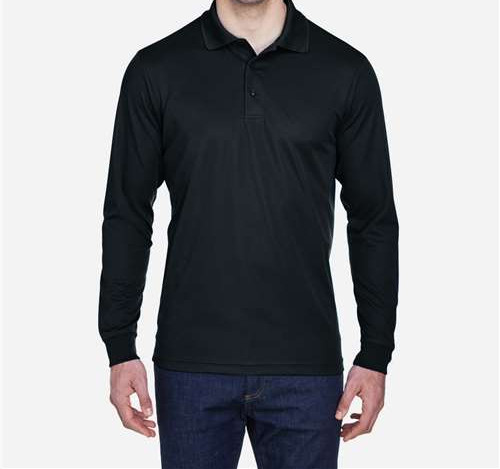 Men's Pinnacle Performance Long Sleeve Piqué Polo