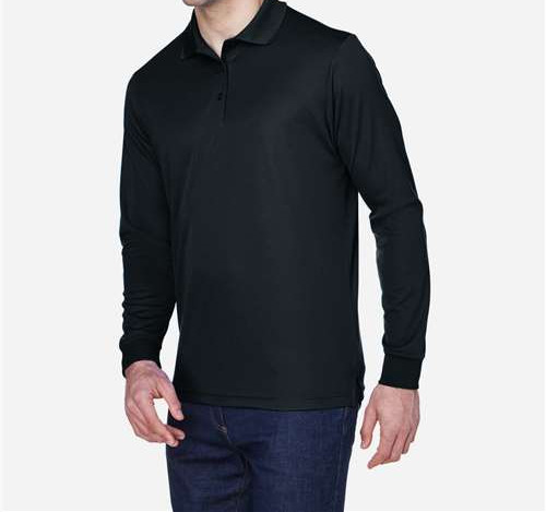 Men'S Pinnacle Performance Long Sleeve Piqué Polo view 2