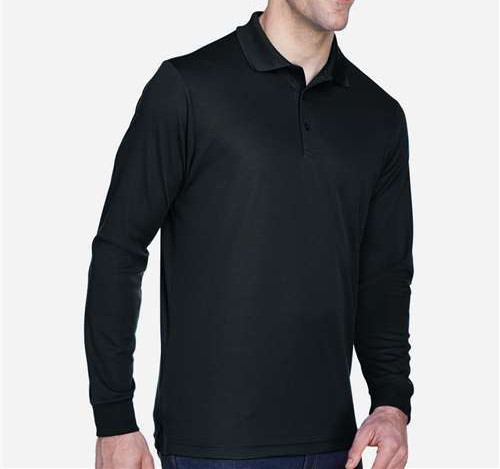 Men'S Tall Pinnacle Performance Long Sleeve Piqué Polo view 2