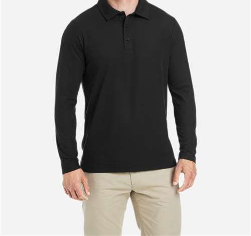 Men's Fusion ChromaSoft™ Long Sleeve Pique Polo