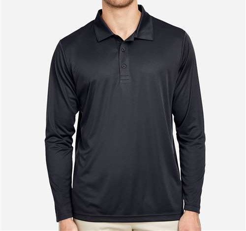 Men's Zone Performance Long Sleeve Polo
